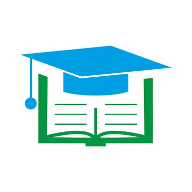 Simge tasarımı ve vektör illüstrasyonlu eğitim kavramı