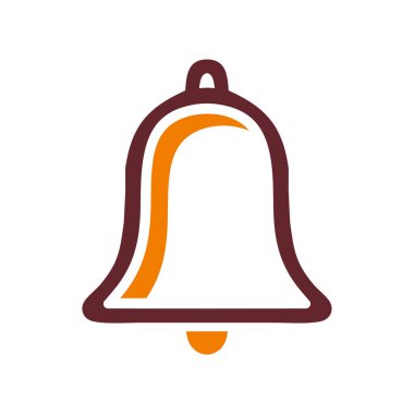 Çan simgesi vektör illüstrasyonu