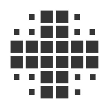 İlaç simgesi Eczane logosu Yaratıcı sembol Minimalist soyut vektör çizimi