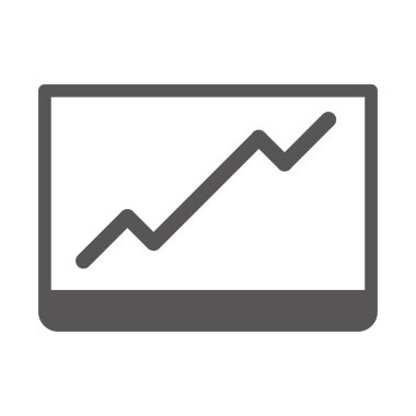 grafik ikonu vektör illüstrasyonu