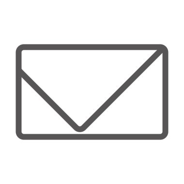 Zarf 'a mesaj. Vektör illüstrasyonu