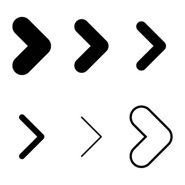 Beyaz arka plan vektör çizim üzerinde ayarla ok simgesi