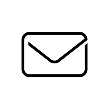 İleti simgesi. Posta sembolü. Vektör