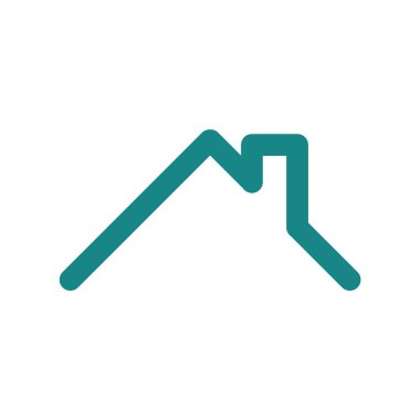 Çatı evi simgesi logo taşıyıcı tasarımı