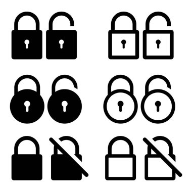 Kilit açma simgesi güvenli