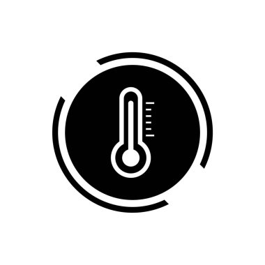 Termometre sıcaklık ölçüsü vektörü