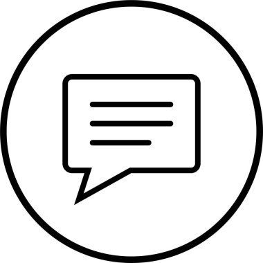 İleti simgesi. Posta sembolü. Vektör