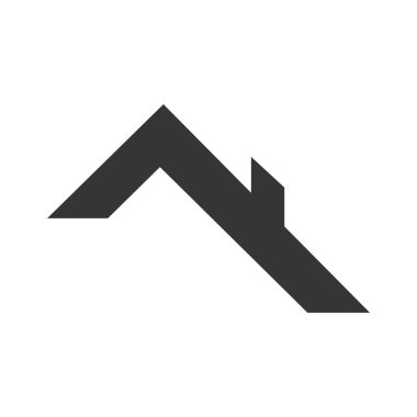 Çatı evi simgesi logo taşıyıcı tasarımı