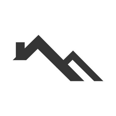 Çatı evi simgesi logo taşıyıcı tasarımı