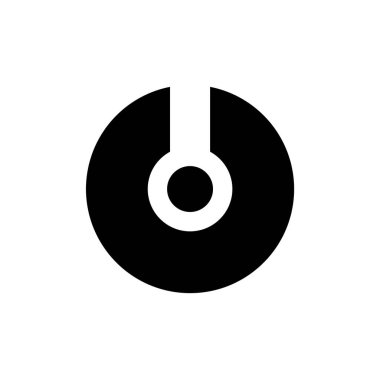 kulaklık simgesi tasarım, vektör çizim