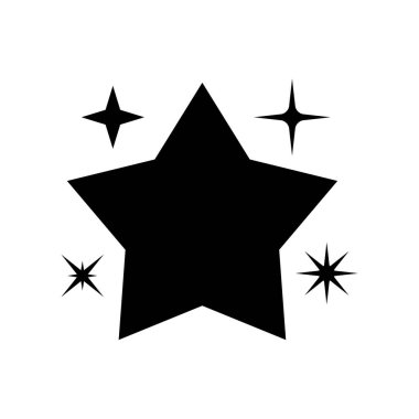 yıldız simgesi vektör logo tasarımı