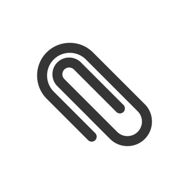 Ekleme, ekleme, klipsleme simgesi vektörü