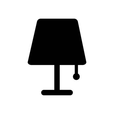 Ev ışığı, lamba vektör simgesi 