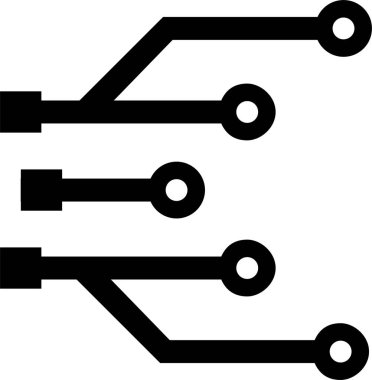 Teknoloji logosunu görmeniz gerekir. Vektör çizim 