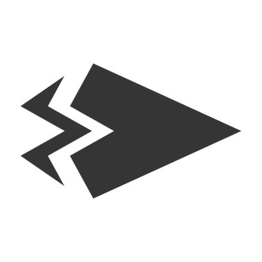 Ok simgesi vektör illüstrasyonu