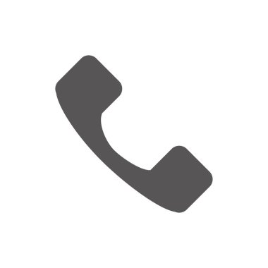 Telefon simgesi telefon sembolü vektörü
