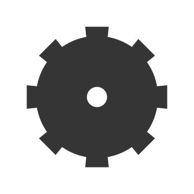Gear Logo Şablonu vektör çizimi tasarımı