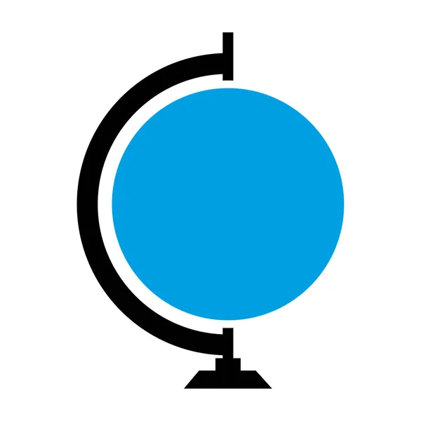 Globe Logosu Yaratıcı Sembol Vektör Illüstrasyonunu Kavra — Stok Vektör