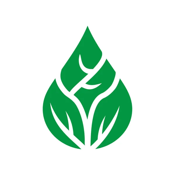 Логотип Падіння Листя Олії Векторні Ілюстрації — стоковий вектор