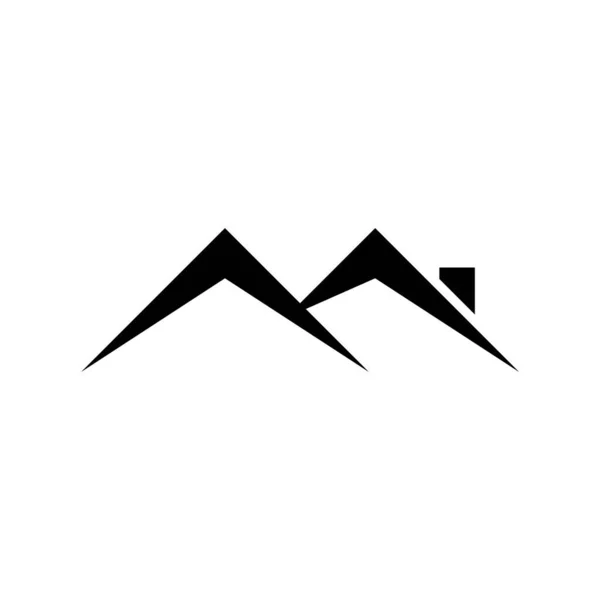 Dachhaus Ikone Logo Vektordesign — Stockvektor