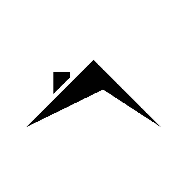 Логотип Дома Крыше — стоковый вектор