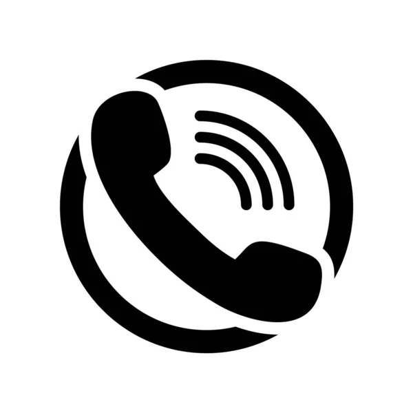 Telefon Ikona Telefon Symbol Wektor — Wektor stockowy