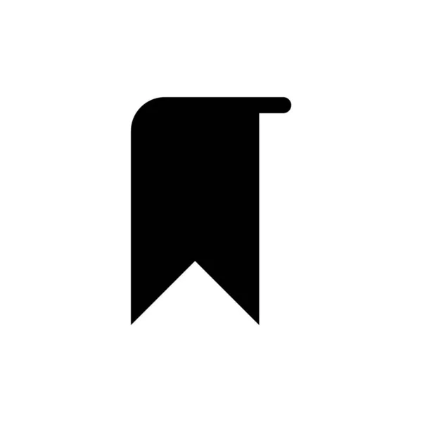Lesezeichen Icon Trendigen Stil — Stockvektor