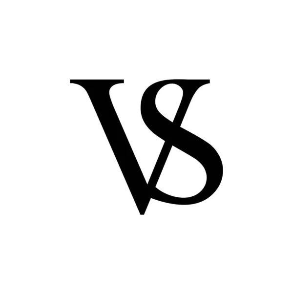 Logo Gegen Buchstaben Für Sport Kampf Ikone — Stockvektor