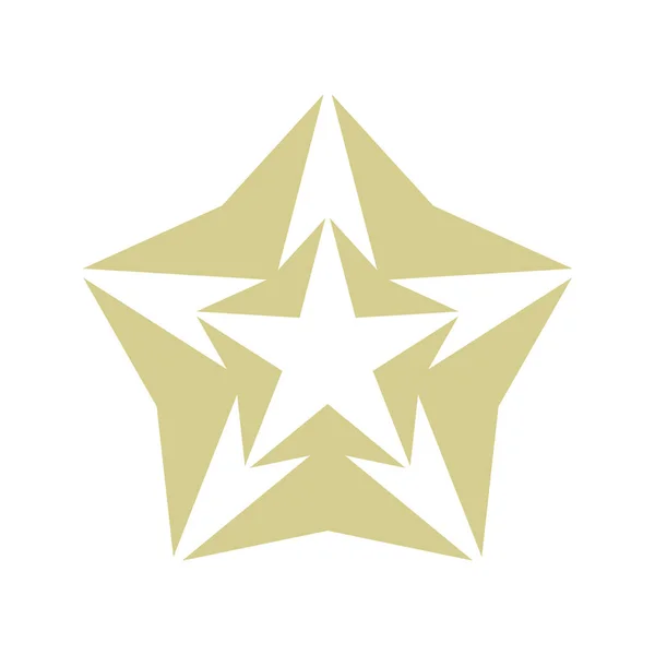 Ikona Hvězdného Vektoru — Stockový vektor