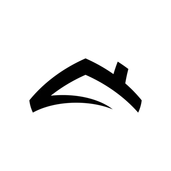 Логотип Даху Будинку Векторний Дизайн — стоковий вектор