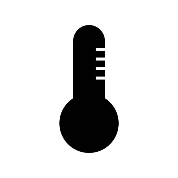 Thermometer Messen Temperatur Symbol Vektor — Stockvektor