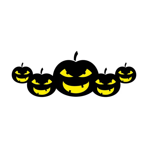 Halloween Tök Vektoros Illusztráció — Stock Vector