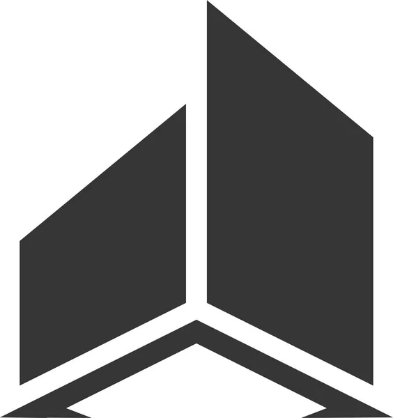 Побудувати Піктограму Логотипу Векторні Ілюстрації — стоковий вектор
