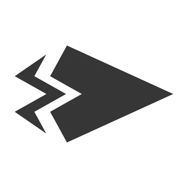 Pfeil Symbol Symbol Vektor Illustration — Stockvektor