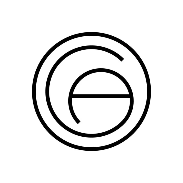 Логотип Виде Круга — стоковый вектор