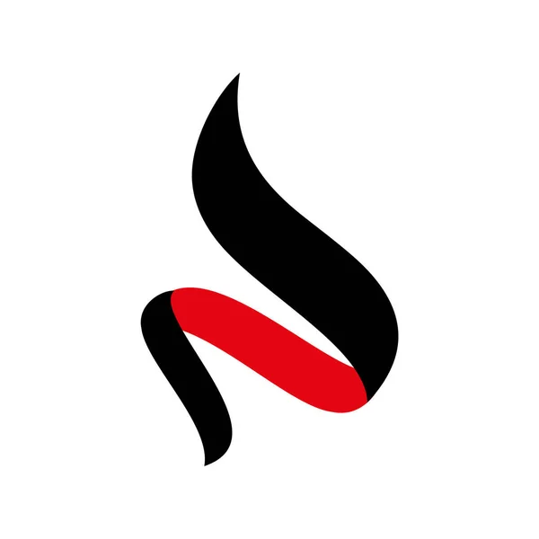 Значок Дыма Логотипа Пламени Вектор Лицензионные Стоковые Векторы
