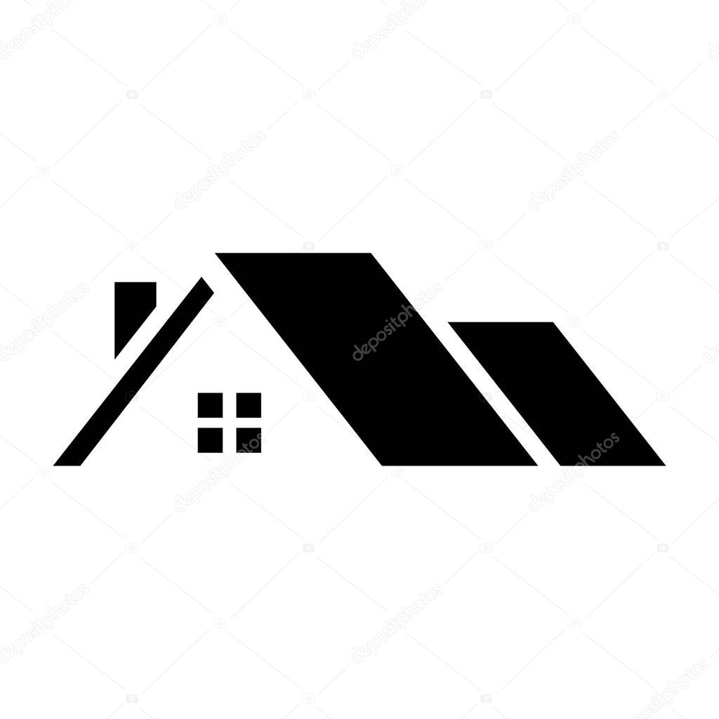 Roof house icon logo Vector design