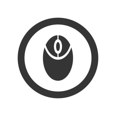 Bilgisayar Fare Simgesi Vektörü. İmleç illüstrasyonuna tıklayın