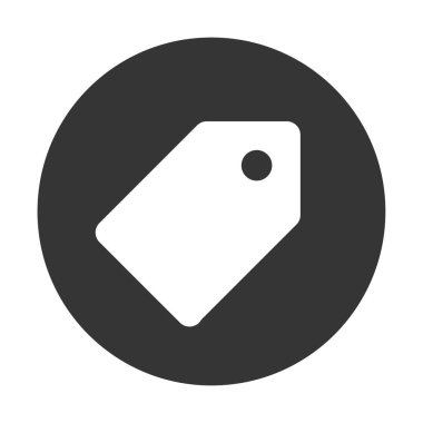 etiket simgesi vektör illüstrasyonu