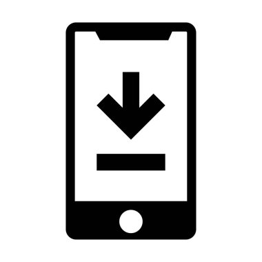 Mobil kutsal kişilerin resmi, vektör çizim