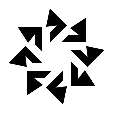 Yıldız simgesi yaratıcı logo tasarım vektörü