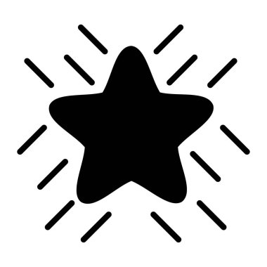 yıldız simgesi vektör logo tasarımı