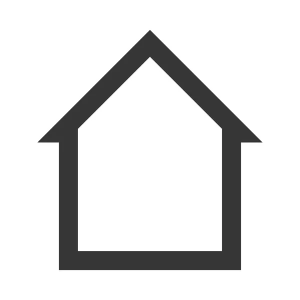 Evi Simgesi Vektör Logosu Tasarımı — Stok Vektör