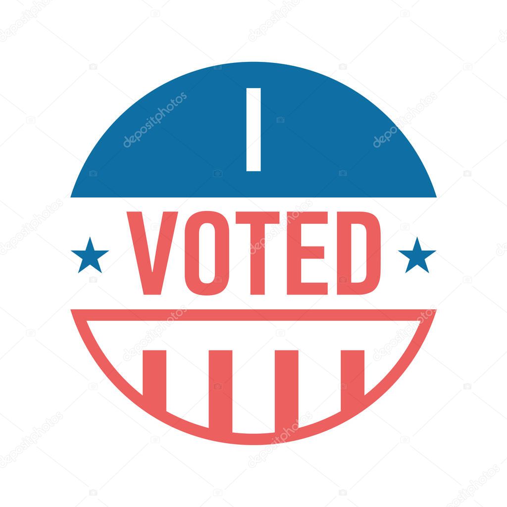 I voted sticker vector. Elections and Voting 