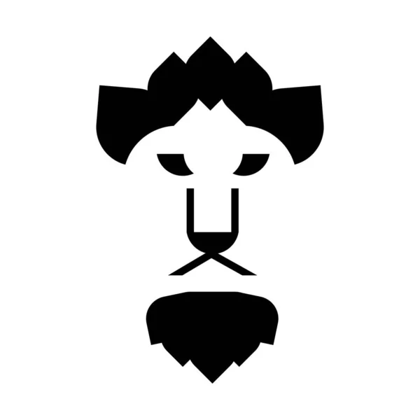 Deer Head Silhouette Icon Vector Illustration Design Stockvektor