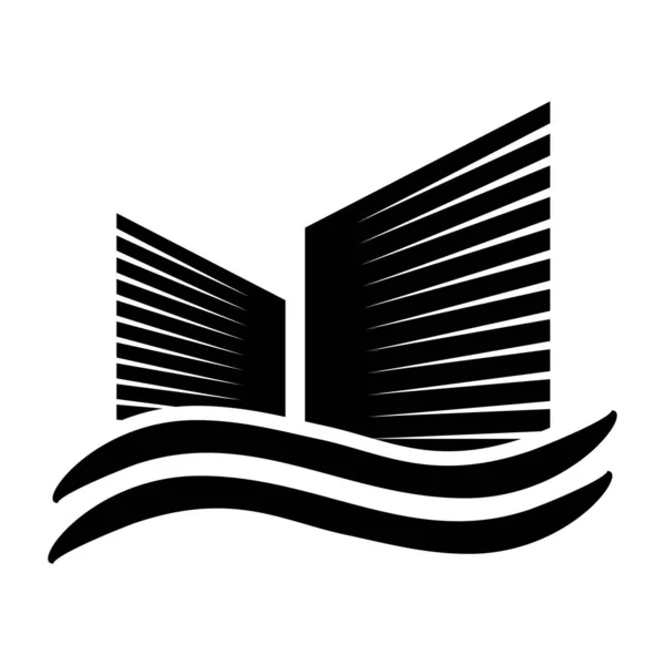 Λογότυπο Πολυτελείας Ακινήτων Εταιρική Ταυτότητα Για Επιχειρήσεις Ακινήτων Απλό Και — Διανυσματικό Αρχείο