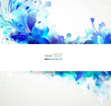 soyut köknar-ağaca tutunan mavi Noel topları