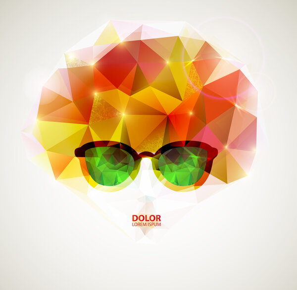 Fashion women with glasses