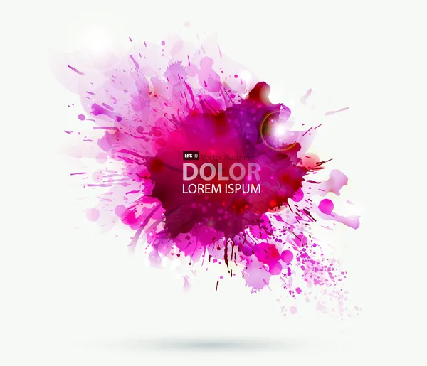 soyut sanat öğesi tarafından şekillendirme lekesi