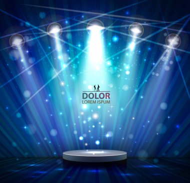 etkisi sahne arka plan spot